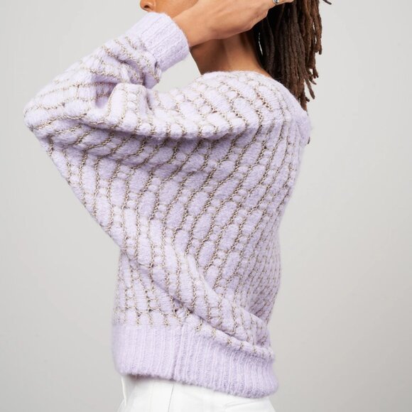 Rachel Comey Barnello sweater in Lavender - size S - Picture 2 of 7